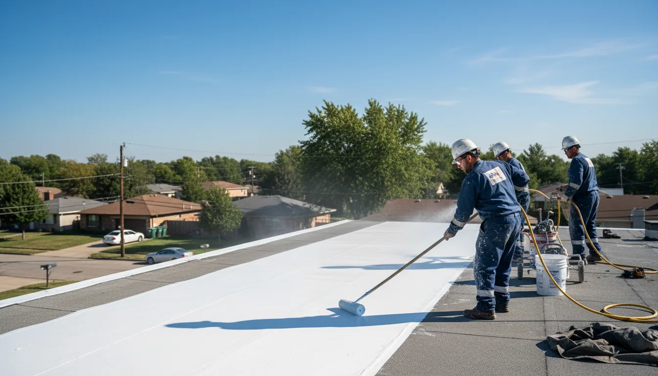 Commercial roof coating in Gainesville, TX near me